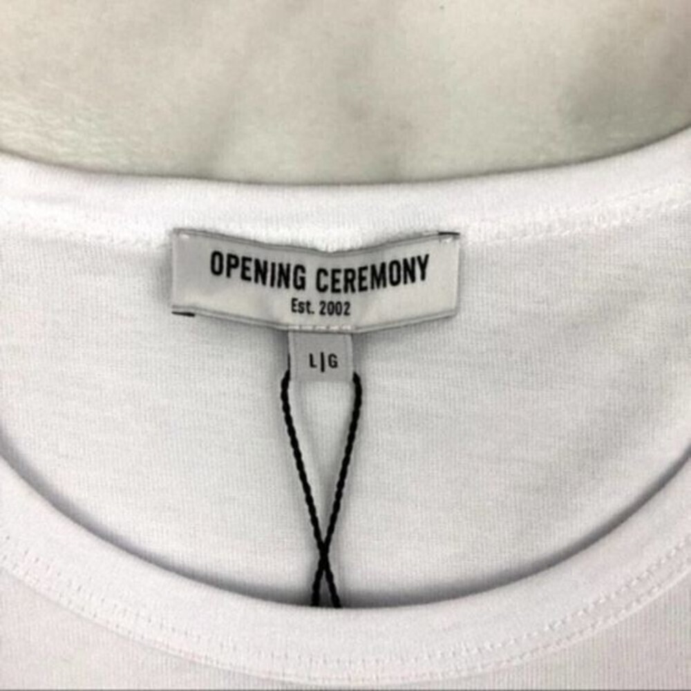 OPENING CEREMONY White Ruffle Long-Sleeve Top - Picture 5 of 9